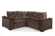 Sofá Retrátil Reclinável BERLIM DE CANTO 2.30 x 2.30 ESTILO ESTOFADOS - França Velusoft COR "MARROM" Sofá Retrátil Reclinável BERLIM DE CANTO 2.30 x 2.30 ESTILO ESTOFADOS - França Velusoft COR "MARROM"