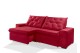 Sofá Retrátil e Reclinável 2.10m ESTILO ESTOFADOS - EUROPA com SoftGel D33 Velupluma "Vermelho" Sofá Retrátil e Reclinável 2.10m ESTILO ESTOFADOS - EUROPA com SoftGel D33 Velupluma "Vermelho"