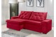 Sofá Retrátil e Reclinável 2.10m ESTILO ESTOFADOS - EUROPA com SoftGel D33 Velupluma "Vermelho" Sofá Retrátil e Reclinável 2.10m ESTILO ESTOFADOS - EUROPA com SoftGel D33 Velupluma "Vermelho"