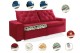 Sofá Retrátil e Reclinável 2.10m ESTILO ESTOFADOS - EUROPA com SoftGel D33 Velupluma "Vermelho" Sofá Retrátil e Reclinável 2.10m ESTILO ESTOFADOS - EUROPA com SoftGel D33 Velupluma "Vermelho"