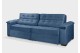 Sofá Retrátil e Reclinável 2,50m ESTILO ESTOFADOS - PARIS 2 módulos com Velusoft D33 "AZUL" Sofá Retrátil e Reclinável 2,50m ESTILO ESTOFADOS - PARIS 2 módulos com Velusoft D33 "AZUL"